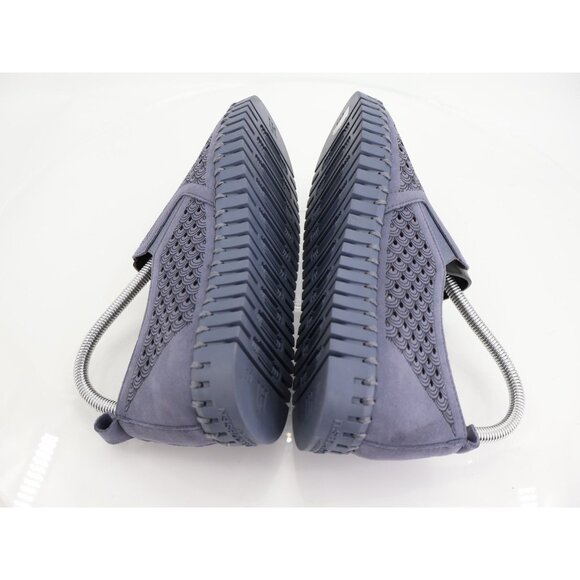 Ilse Jacobsen Tulip Flat Womens Size 39 9 Slip On Blue Perforated Fabric - Picture 6 of 11